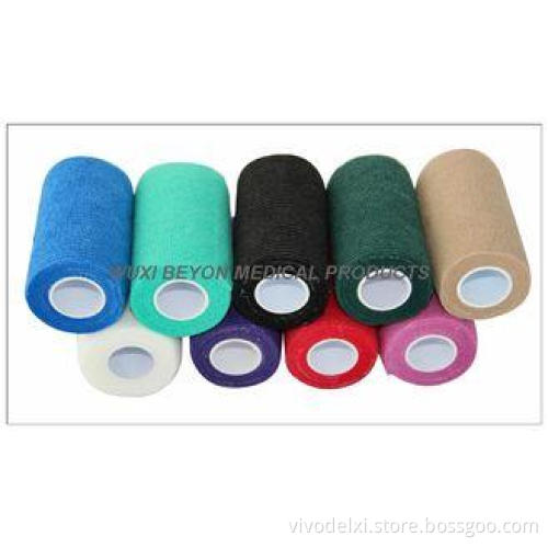 4inch Non - Woven Hand Tear Cohesive Elastic Bandage For Co